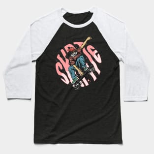 Skate for Life Baseball T-Shirt